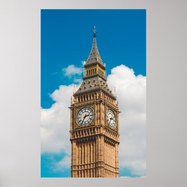 POSTER BIG BEN LONDON (Devant)
