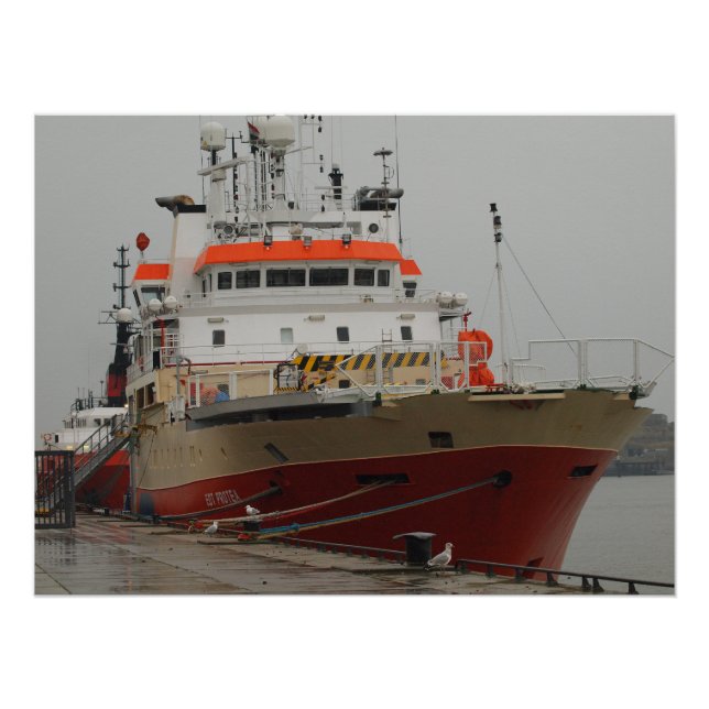 Poster Big boat (Devant)