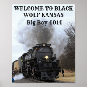 Poster Big Boy 4014 bienvenue au Kansas