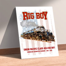 Big Boy Vintage Steam Train American Locomotive 