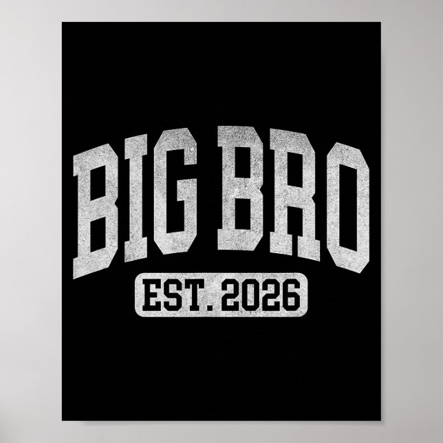 Poster Big Bro Est 2026 New Big Bro Announcement Cool Bro (Devant)