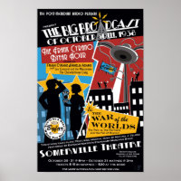 Poster "Big Broadcast of October 30, 1938"