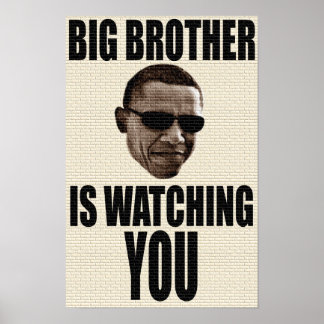 Poster Big Brother Obama 1984