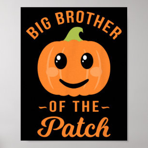 Poster Big Brother Of The Patch - Famille Citrouille Hall
