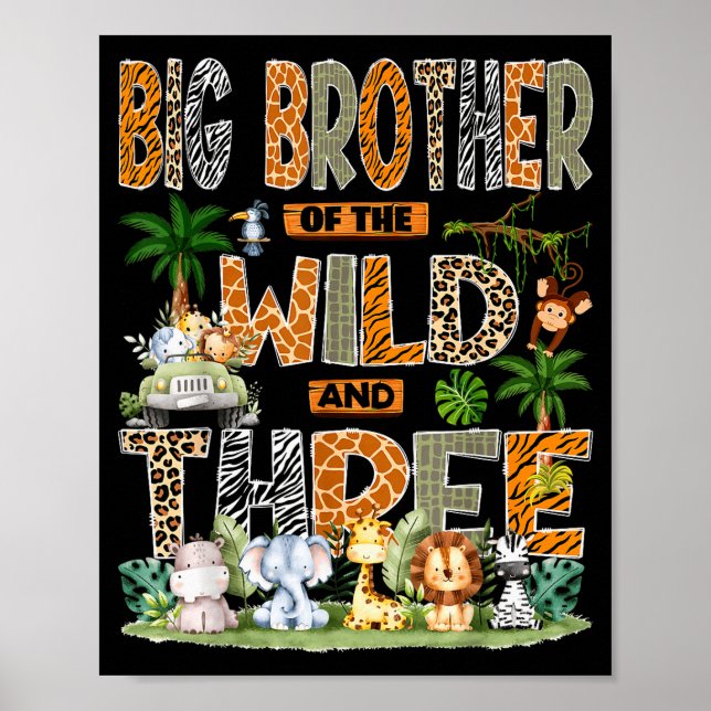 Poster Big Brother Of The Wild &amp; Three 3rd Birthday S (Devant)