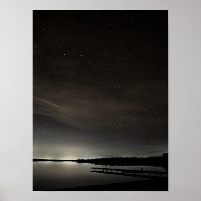 Poster Big Dipper Night Sky (Devant)
