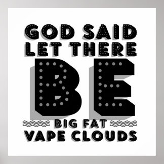 Poster Big Fat Clouds Premium