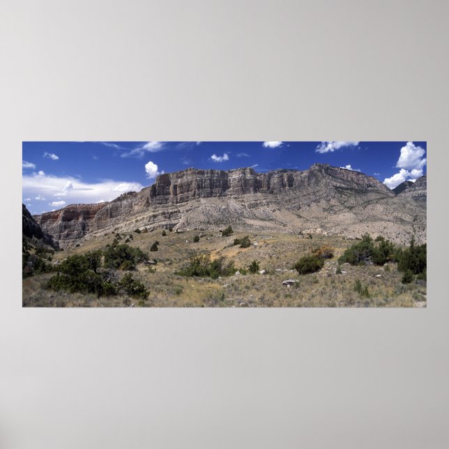 Poster Big Horn Mountains Panoramique 1 (Devant)