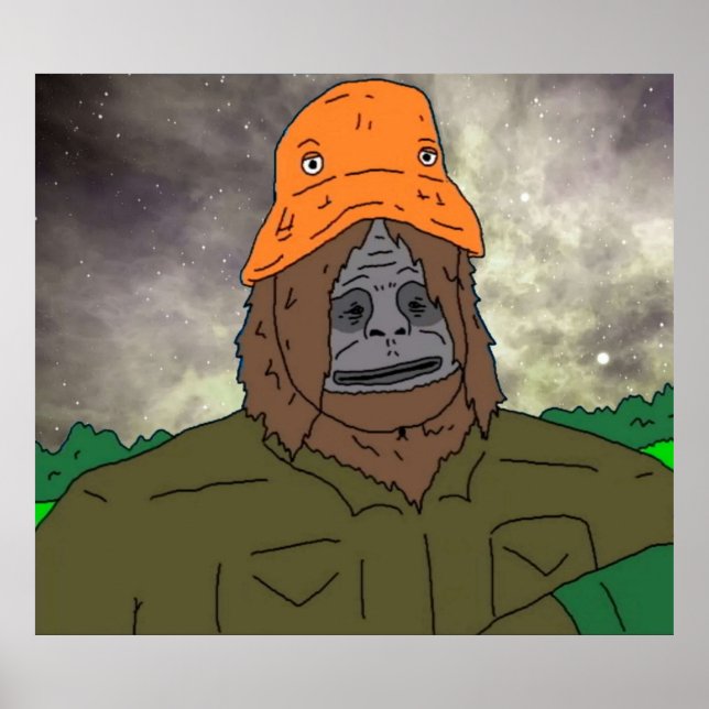 Poster Big Lez Show Trippy Sassy Sasquatch (Devant)