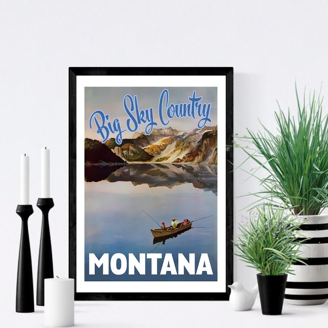 Poster Big Sky Country Montana (Créateur téléchargé)