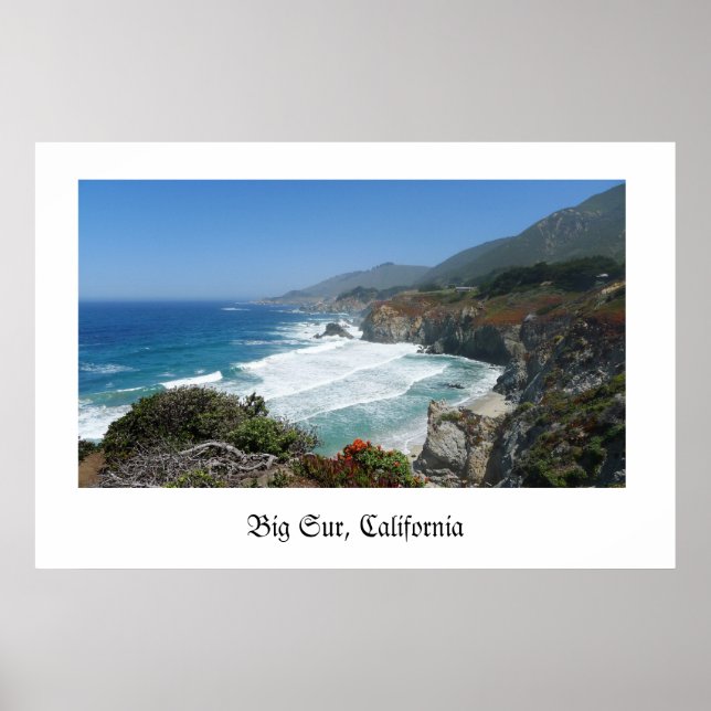 Poster Big Sur, Californie (Devant)