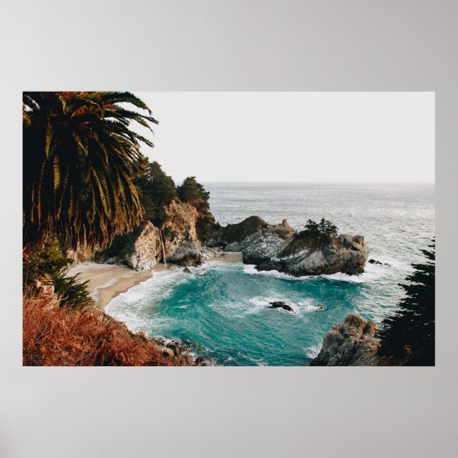 POSTER BIG SUR, CALIFORNIE, ÉTATS-UNIS (Devant)