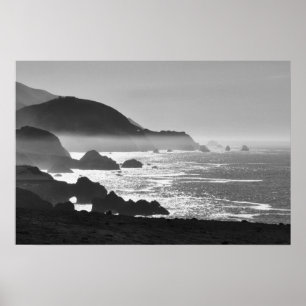 Poster Big Sur Coast par Lisa Lavin