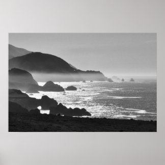 Poster Big Sur Coast par Lisa Lavin