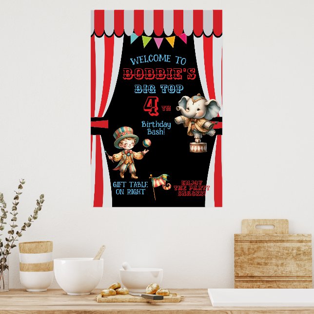 Poster Big Top Circus (Cuisine)