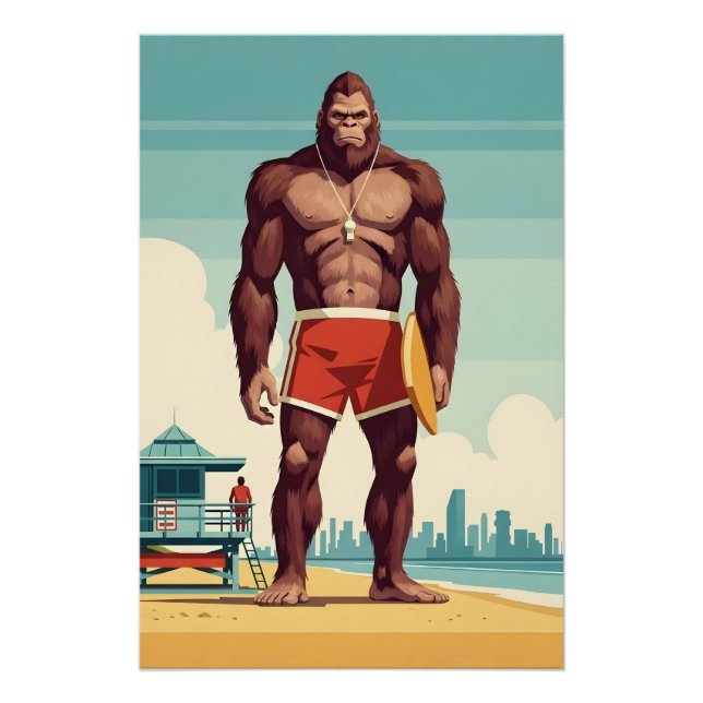 Poster Bigfoot Cool (Devant)