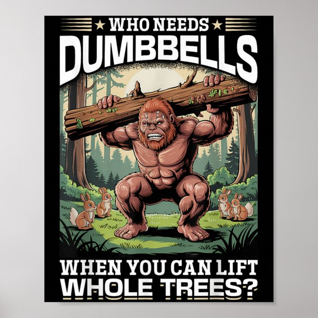 Poster Bigfoot Sasquatch (Devant)