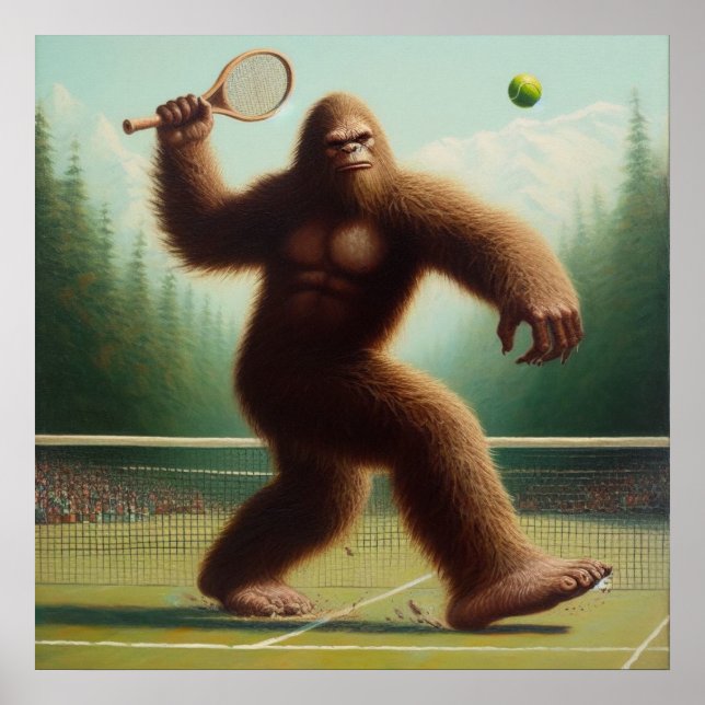 Poster Bigfoot Tennis (Devant)