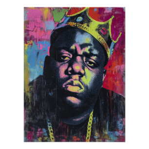 Poster Biggie – L'icône du rap de Brooklyn