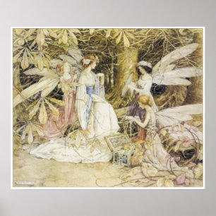 Poster Bijoux de fées Imprimer par Helen Jacobs