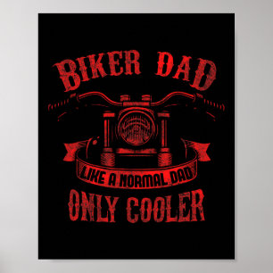 Poster Biker Papa Motorcycle père &#; s Conception de jou