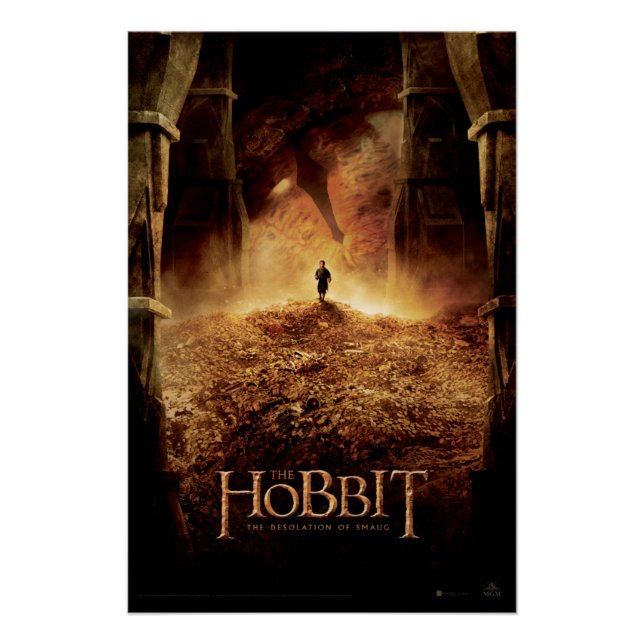 Poster BILBO BAGGINS™ dans l'oeil de SMAUG™ (Devant)