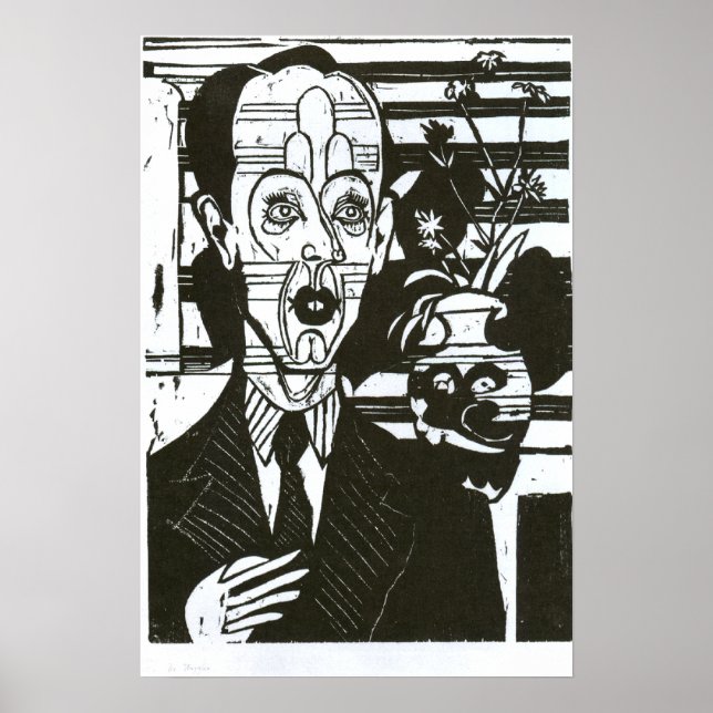 Poster Bildnis Dr Huggler (Devant)