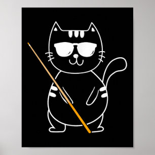 Poster Billard - Billard Joueur Billard Billard 8 balles