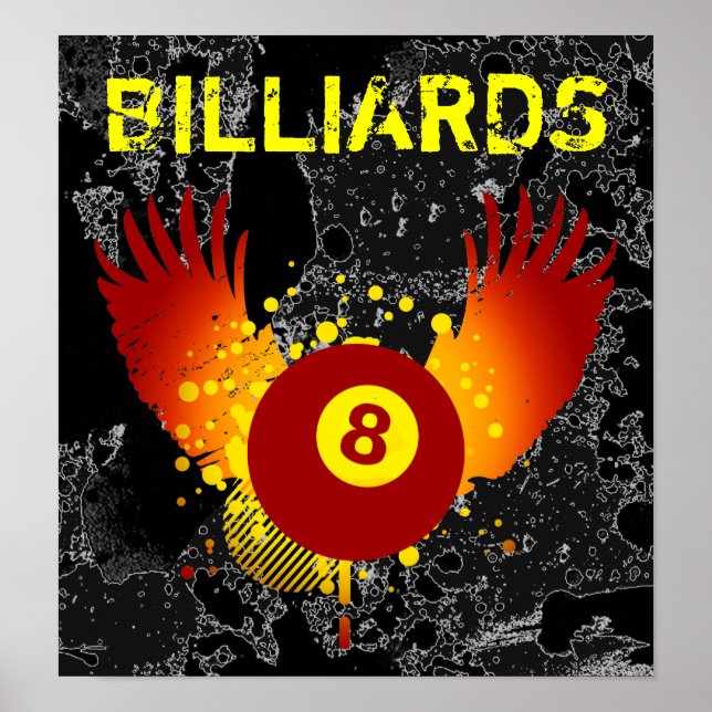 Poster billard hi-fi (Devant)