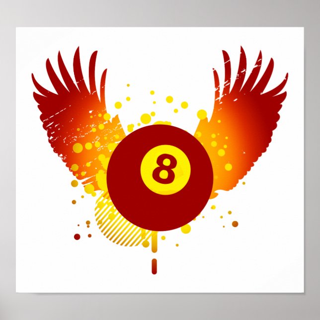 Poster billard hi-fi (Devant)