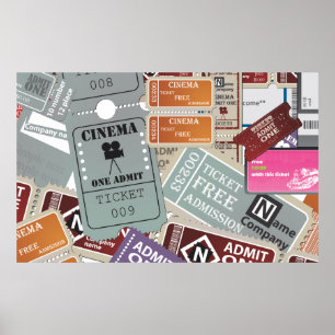 Poster Billet cinéma