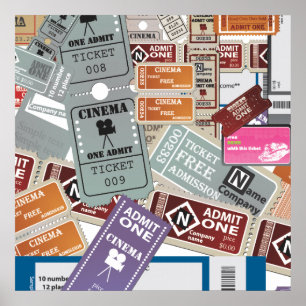 Poster Billet de cinéma