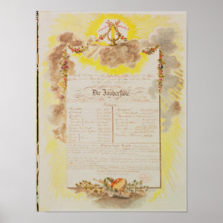 Poster Billet de lecture pour "La Flûte magique"