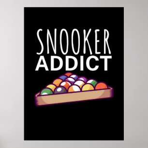Poster Billiards Player   Snooker Addict