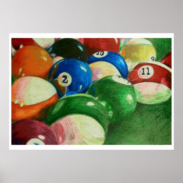 Poster Billiards Time-Robert Hodgson (Devant)