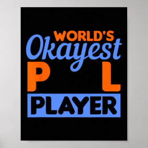 Poster Billiards Worlds Okayest Pool Player 8 Ll 1