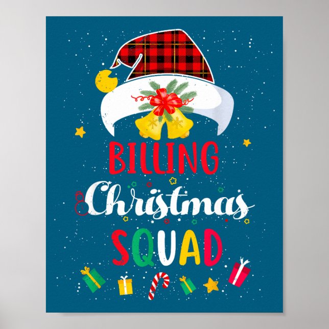 Poster Billing Christmas Squad Santa Hat Billing Speciali (Devant)