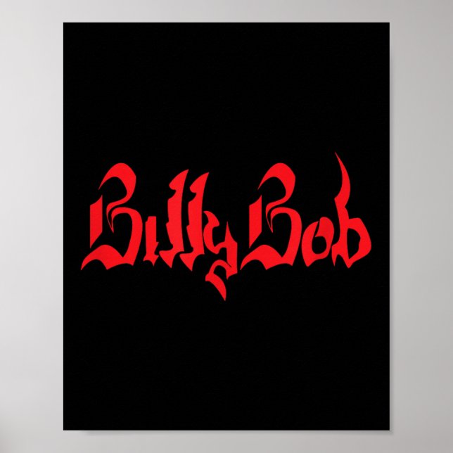 Poster Billy Bob _ Tattoo _ Nom (Devant)
