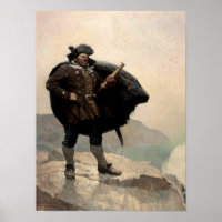 Billy Bones, île au trésor par N. C. Wyeth