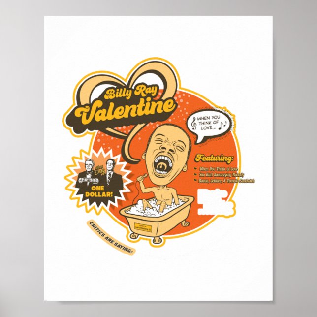 Poster Billy Ray Valentine Chante ! - Lieux de négociatio (Devant)