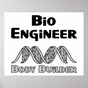 Poster Bio Engineer Body Builder