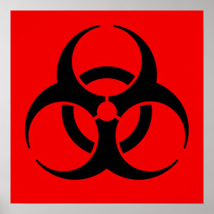 Poster Biohazard Symbol