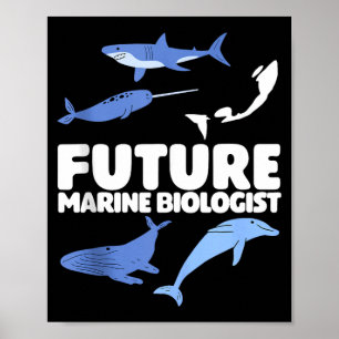 Poster biologie marine enfants futur biologiste marin océ