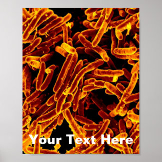 Poster biologie microbiologie toile d'affiche d'art abstr