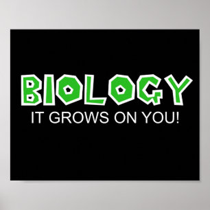 Poster Biologie… qu'elle se développe sur vous !