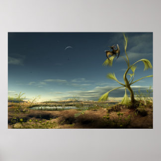 Poster Biotope Alien