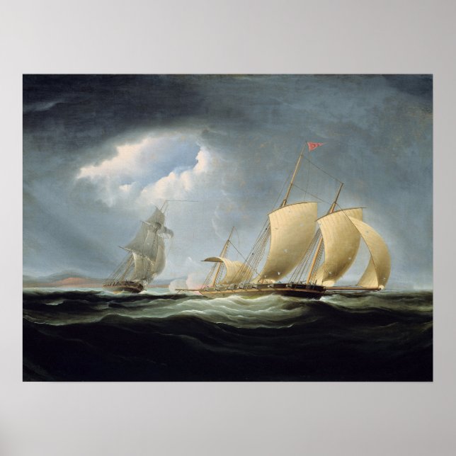 Poster Birch Tripoli Enterprise Ship Painting (Devant)