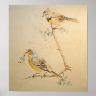 Poster Bird Watercolor – Nature Wall Art
