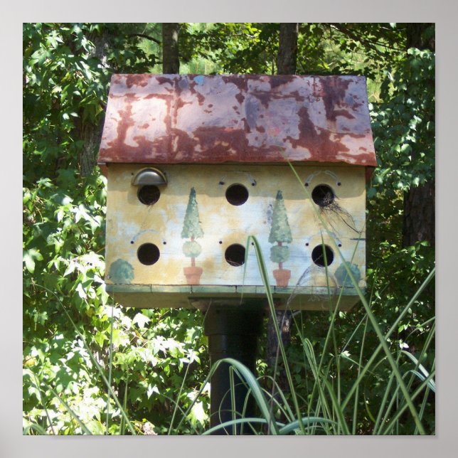 Poster Birdhouse (Devant)