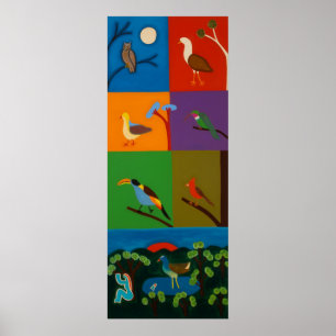 Poster Birds that Visit the Valley of Bogota 2008